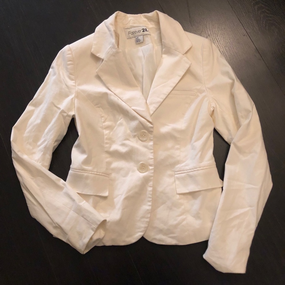 4/$20❗️Forever 21 Off White Blazer